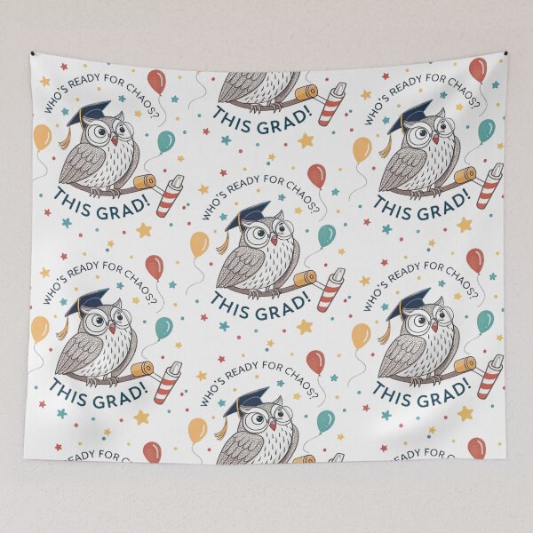 Item preview, Who's ready for chaos? This grad! designed and sold by likbatonboot.