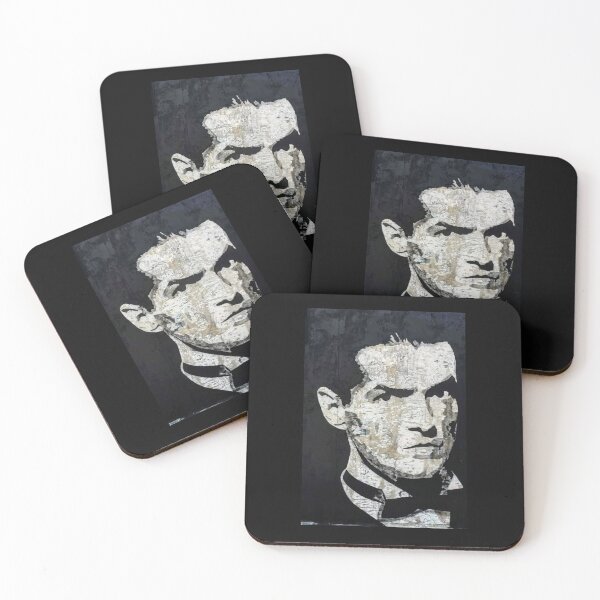 Item preview, street art charlie sheen fan art designed and sold by Ratatatts.