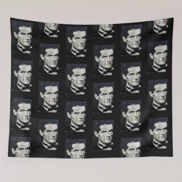 Item preview, street art charlie sheen fan art designed and sold by Ratatatts.