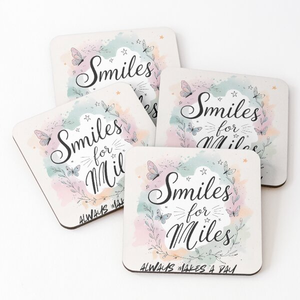 Item preview, Smiles for miles always makes a day designed and sold by linszzz.