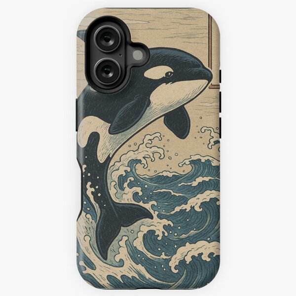 Item preview, Orca old japanese art designed and sold by ShinyMonke.