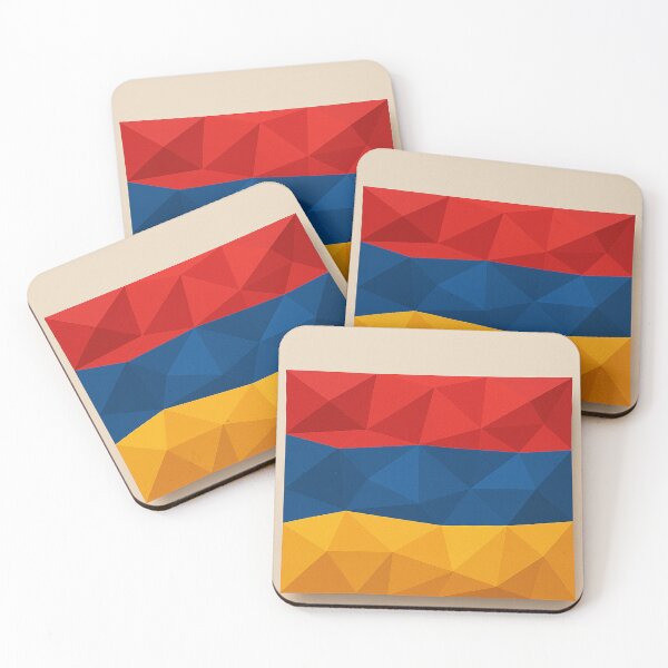 Item preview, Armenia Flag – Low-Poly Modern Style designed and sold by PrometheusStyle.