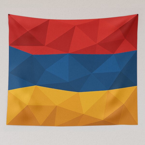 Item preview, Armenia Flag – Low-Poly Modern Style designed and sold by PrometheusStyle.