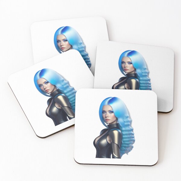 Item preview, Girl with blue hair designed and sold by AstaMiralda.