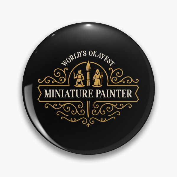 Item preview, World's Okayest Miniature Painter Funny Award designed and sold by pixeptional.