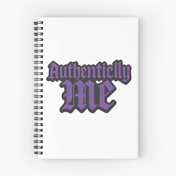 Item preview, Authentically Me – Bold Gothic Typography designed and sold by Haus Of Sin.