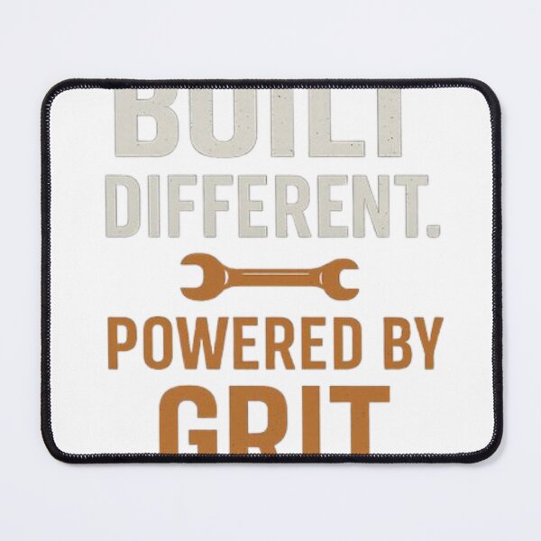 Item preview, "Built Different – Powered by Grit" designed and sold by Cgriffin18.