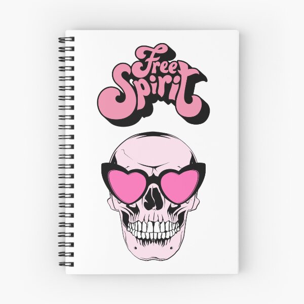 Item preview, Free Spirit Pink Cool Skull designed and sold by FanFest.