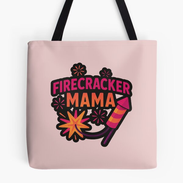 Item preview, Firecracker Mama | Funny 4th of July Mom Shirt | Patriotic USA Independence Day Design designed and sold by Printynest.