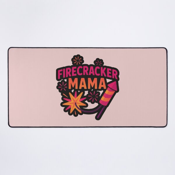 Item preview, Firecracker Mama | Funny 4th of July Mom Shirt | Patriotic USA Independence Day Design designed and sold by Printynest.