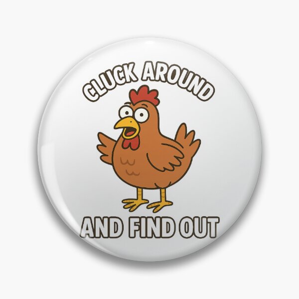 Item preview, Cluck around and find out designed and sold by Ilovechickens99.