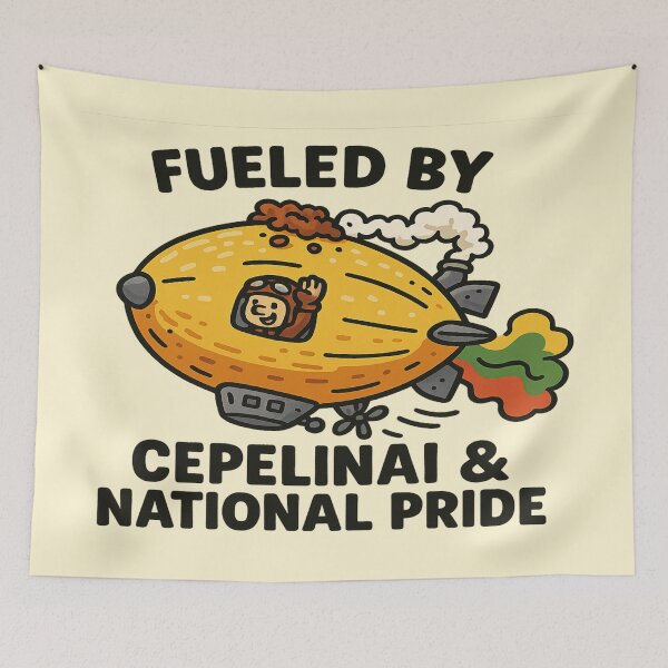 Item preview, Fueled by Cepelinai & Lithuanian Flavor designed and sold by Globalcitytees.