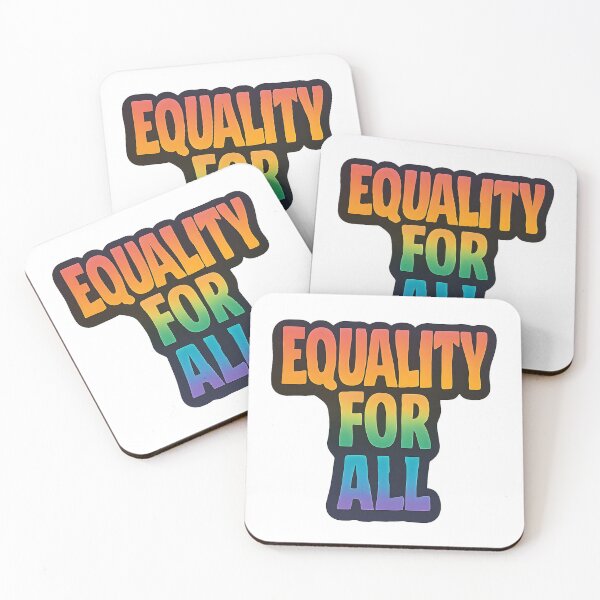 Item preview, Equality For All – Bold Pride Typography designed and sold by Haus Of Sin.