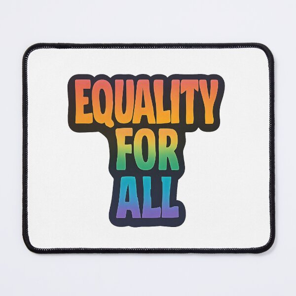 Item preview, Equality For All – Bold Pride Typography designed and sold by Haus Of Sin.