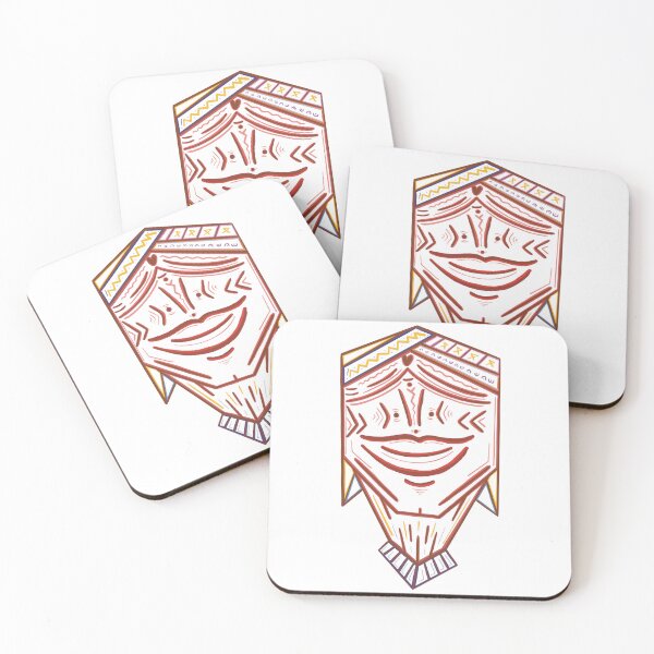 Item preview, Boho Totem Mask - Ancient Face  designed and sold by WTFARBA.