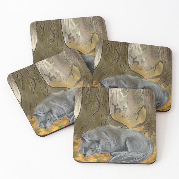 Item preview, A wolf sleeping in the thicket of the forest designed and sold by Kmaciulyte94.