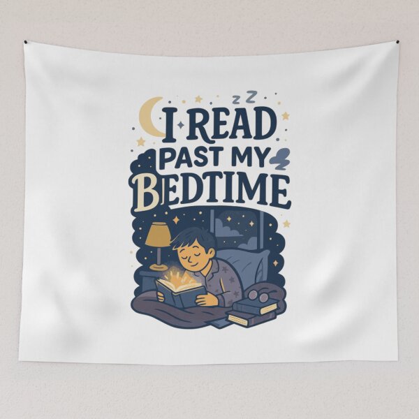 Item preview, I Read Past My Bedtime designed and sold by ShirtsforSnacks.