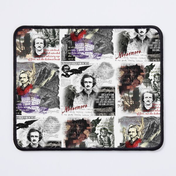 Item preview, Edgar Allan Poe Illustrated Works Pattern designed and sold by HorrorEggs.