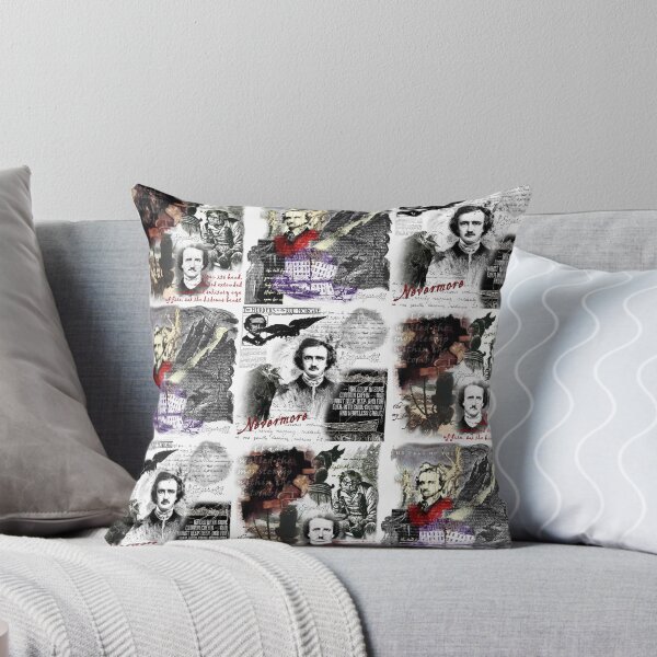 Item preview, Edgar Allan Poe Illustrated Works Pattern designed and sold by HorrorEggs.