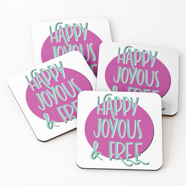 Item preview, Happy Joyous & Free Slogan designed and sold by ApexDesigners.