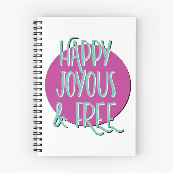 Item preview, Happy Joyous & Free Slogan designed and sold by ApexDesigners.