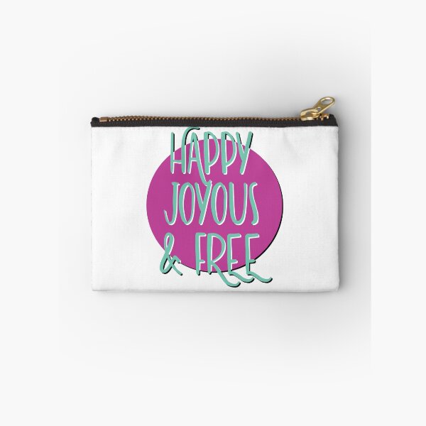 Item preview, Happy Joyous & Free Slogan designed and sold by ApexDesigners.