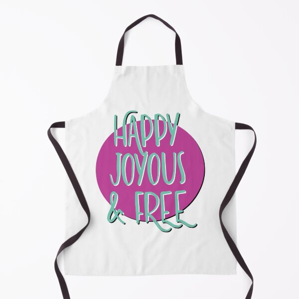 Item preview, Happy Joyous & Free Slogan designed and sold by ApexDesigners.