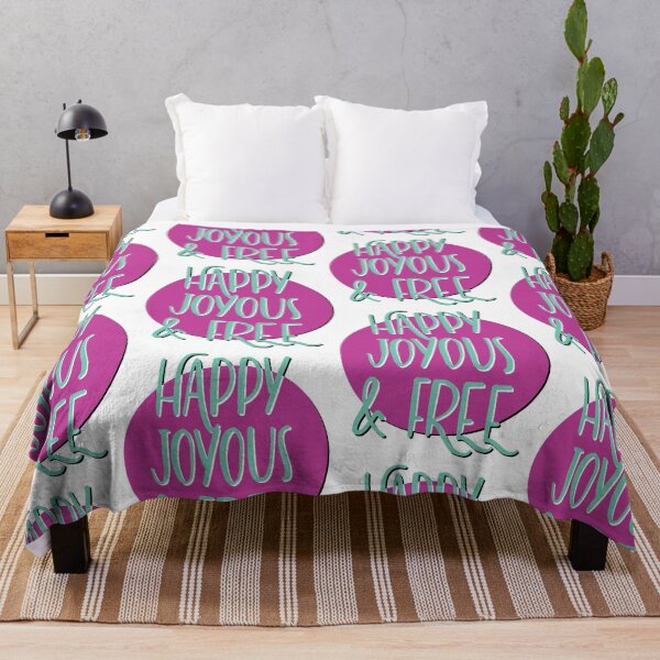 Item preview, Happy Joyous & Free Slogan designed and sold by ApexDesigners.