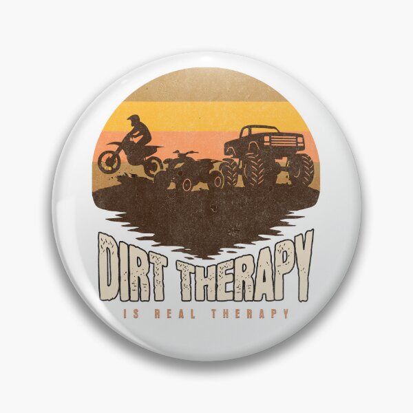 Item preview, Dirt Therapy Is Real Therapy Funny Dirt Racing Dirt Bike ATV 4 Wheeler 4x4 Mud Truck Outdoors Motocross designed and sold by CarantinedChaos.