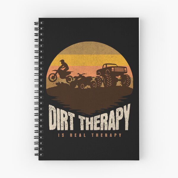 Item preview, Dirt Therapy Is Real Therapy Funny Dirt Racing Dirt Bike ATV 4 Wheeler 4x4 Mud Truck Outdoors Motocross designed and sold by CarantinedChaos.