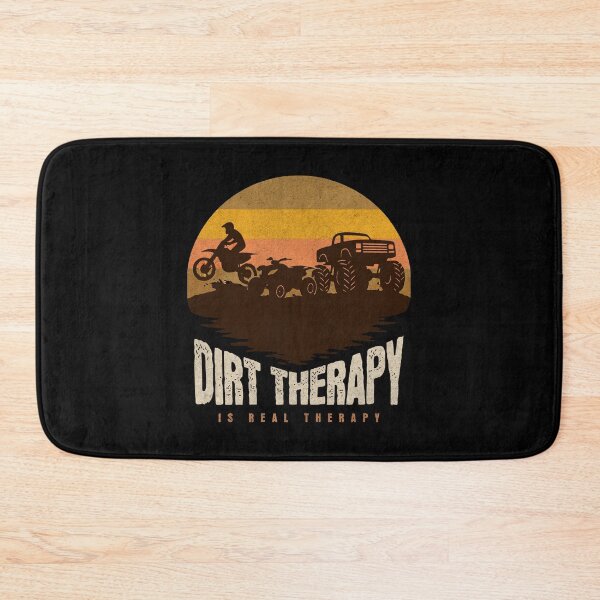 Item preview, Dirt Therapy Is Real Therapy Funny Dirt Racing Dirt Bike ATV 4 Wheeler 4x4 Mud Truck Outdoors Motocross designed and sold by CarantinedChaos.
