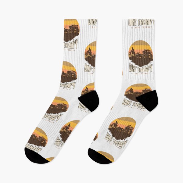 Item preview, Dirt Therapy Is Real Therapy Funny Dirt Racing Dirt Bike ATV 4 Wheeler 4x4 Mud Truck Outdoors Motocross designed and sold by CarantinedChaos.
