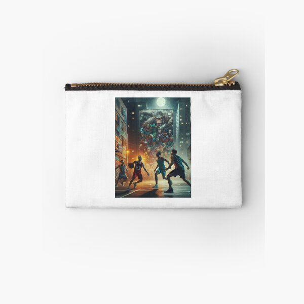 Item preview, Street Ball Under the Lights – Night Basketball with Graffiti Backdrop designed and sold by ashokreddy343.