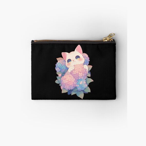 Item preview, Cute Cat surrounded by Flowers designed and sold by Mamojiin.