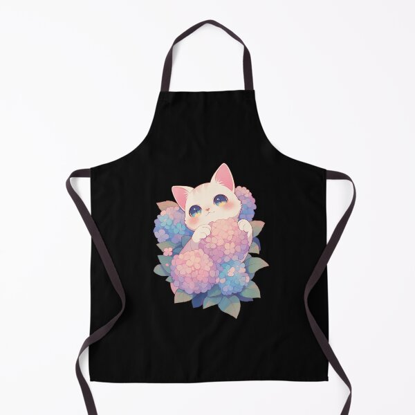 Item preview, Cute Cat surrounded by Flowers designed and sold by Mamojiin.