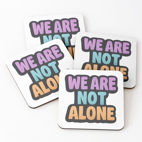 Item preview, We Are Not Alone – Bold Pride Art designed and sold by Haus Of Sin.