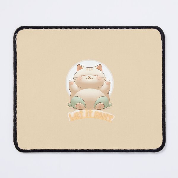 Item preview, Chubby Cat with Peaceful Purr designed and sold by ZenAnimal.