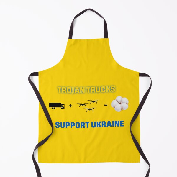 Item preview, Trojan Trucks Support Ukraine Operation Spider Web Print designed and sold by cabana.space.