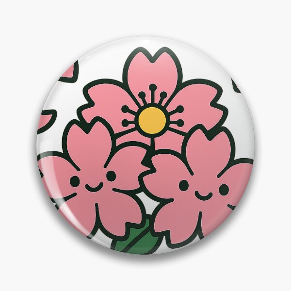 Item preview, Kawaii Sakura Cherry Blossom Vector Art designed and sold by NipponPop.