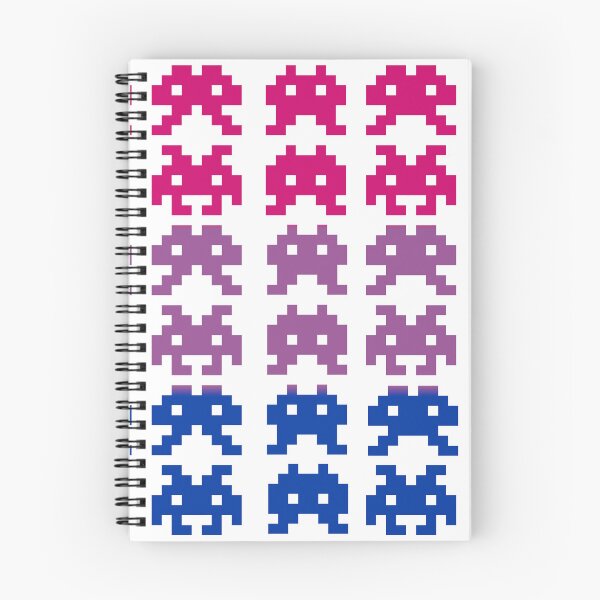 Item preview, PRIDE Collection: Bisexual Space Invaders designed and sold by Rebecca Creates....