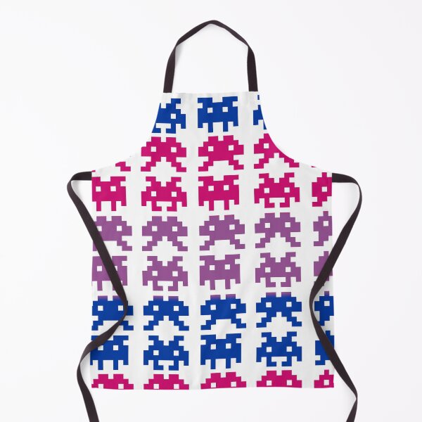 Item preview, PRIDE Collection: Bisexual Space Invaders designed and sold by Rebecca Creates....