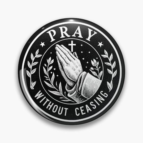 Item preview, 1 Thessalonians 5:17 Pray Without Ceasing designed and sold by plushism.