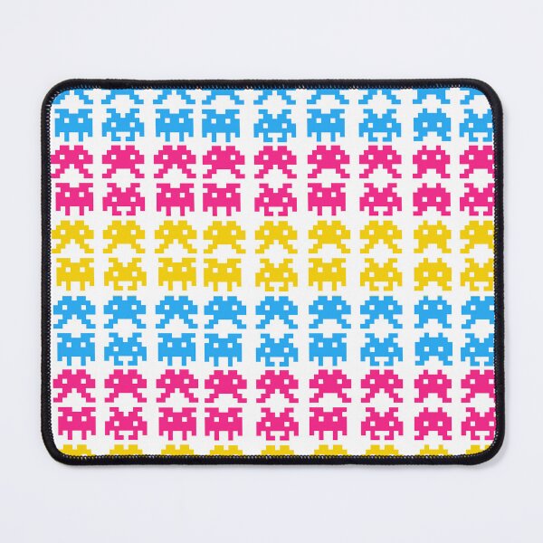 Item preview, PRIDE Collection: Pansexual Space Invaders designed and sold by Rebecca Creates....
