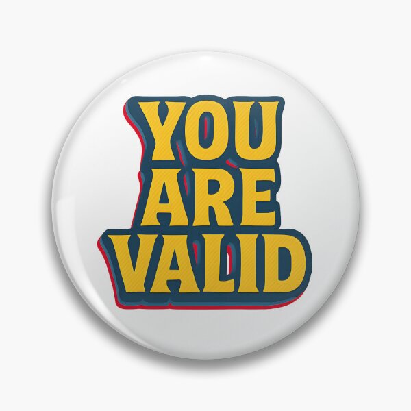 Item preview, You Are Valid – Retro Pride Typography designed and sold by Haus Of Sin.