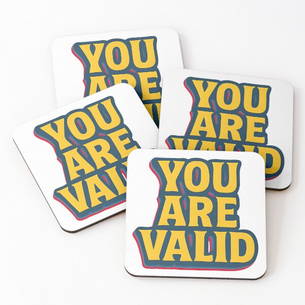 Item preview, You Are Valid – Retro Pride Typography designed and sold by Haus Of Sin.
