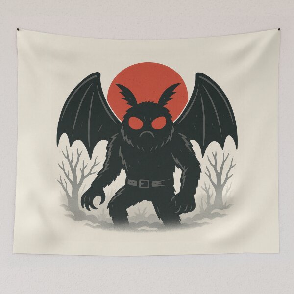 Item preview, Cryptid Mothman Artwork designed and sold by Planetporridge.
