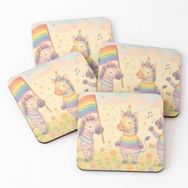 Item preview, Colorful zebras celebrate Pride Month designed and sold by Mauswohn.