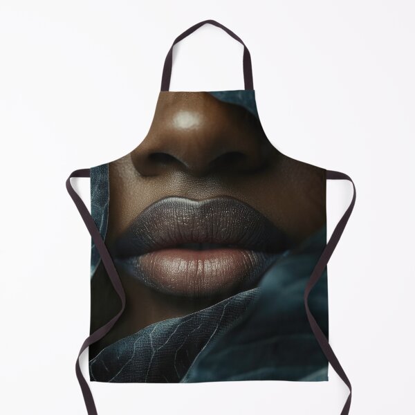 Item preview, Close up of lips behind dark fabric designed and sold by anytka.