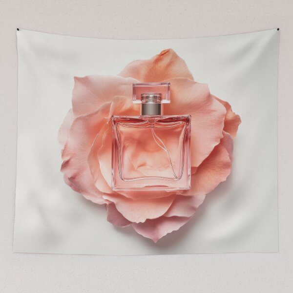 Item preview, Elegant perfume bottle on rose petal designed and sold by anytka.