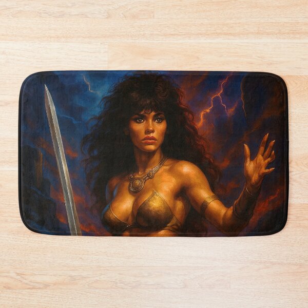 Item preview, Barbarian Amiga Retro Game Cover Art designed and sold by Retr0Tshirts.